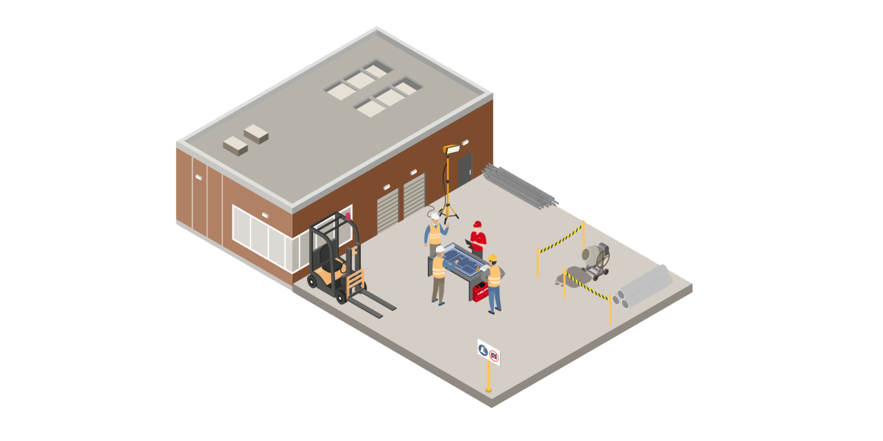 Illustration d'une formation Hilti dans un local