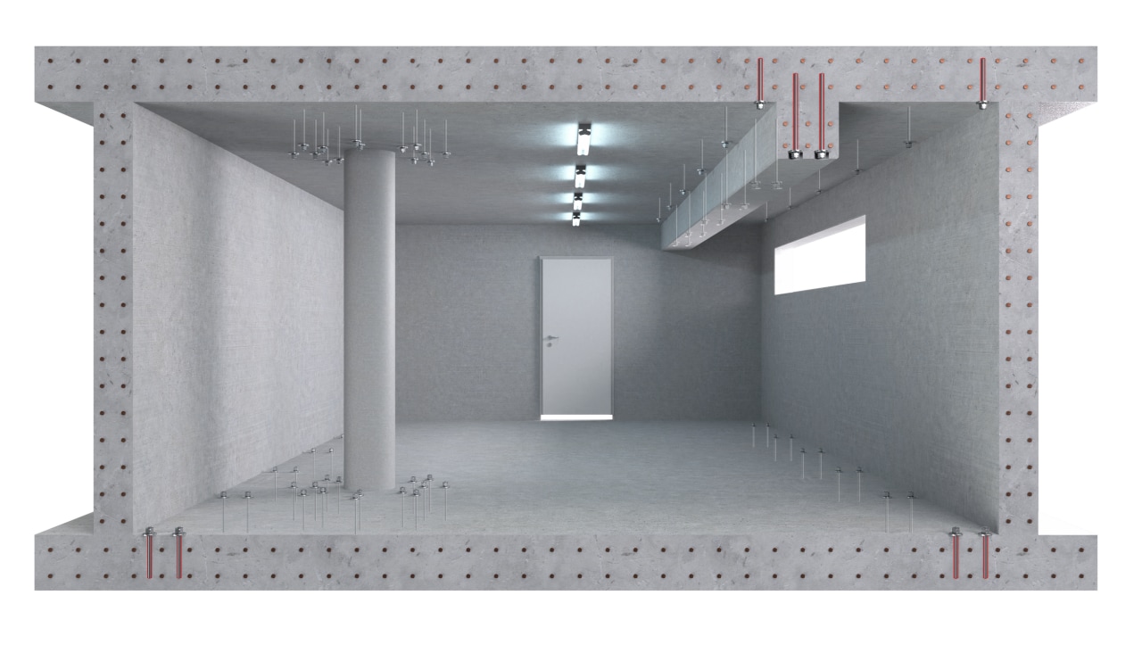 Visualisation 3D d'un système de renforcement