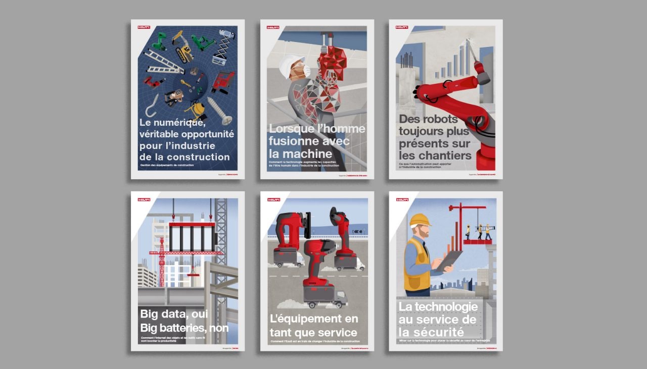 Couvertures des articles Hilti