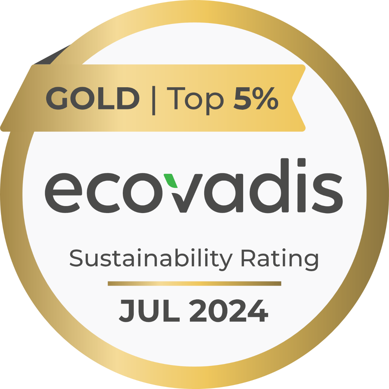 Médaille d'or Ecovadis 2024 décernée à Hilti