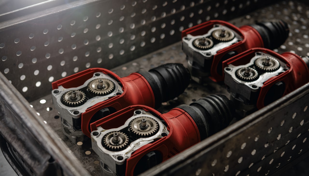 4 mandrins détachés d'outils Hilti