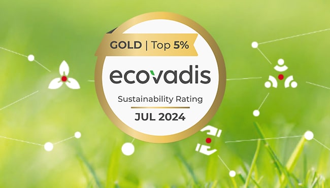 Médaille d'or Ecovadis Hilti