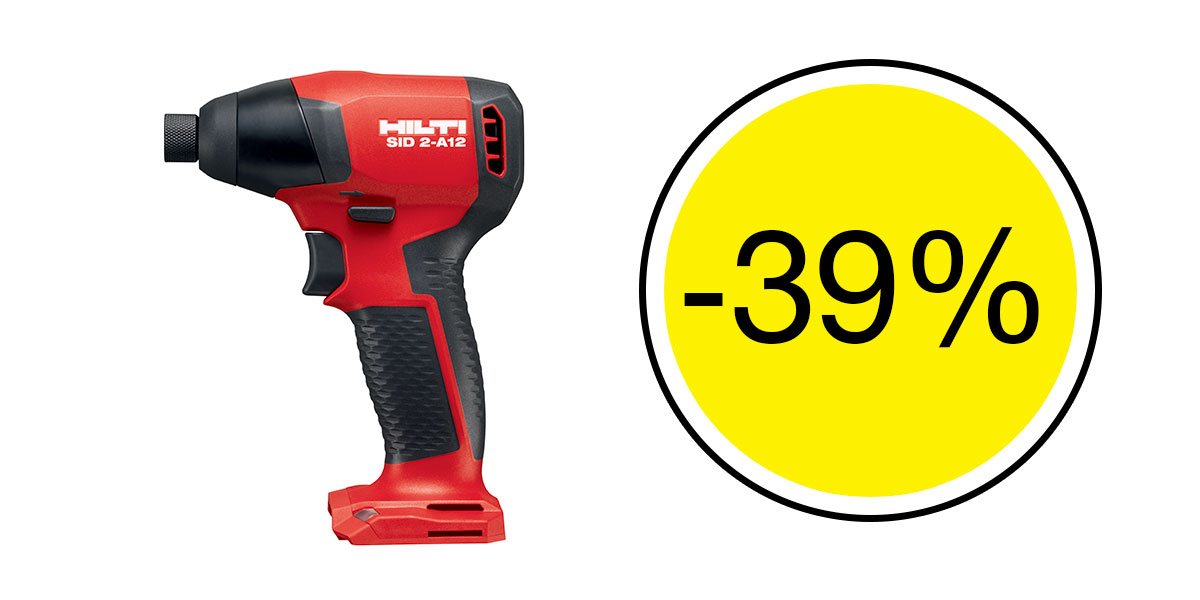 39% de remise sur la visseuse à chocs SID 2-A12