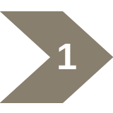 Flèche avec le chiffre 1