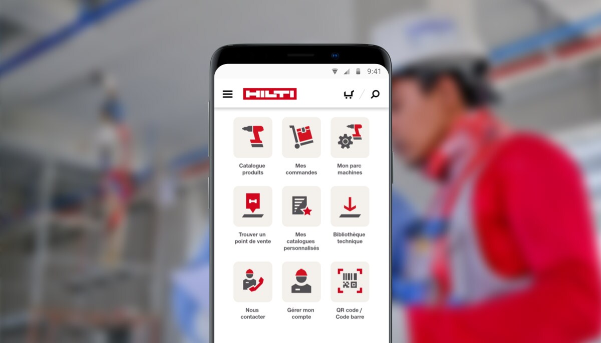 Gestion outillage via application mobile sur smartphone
