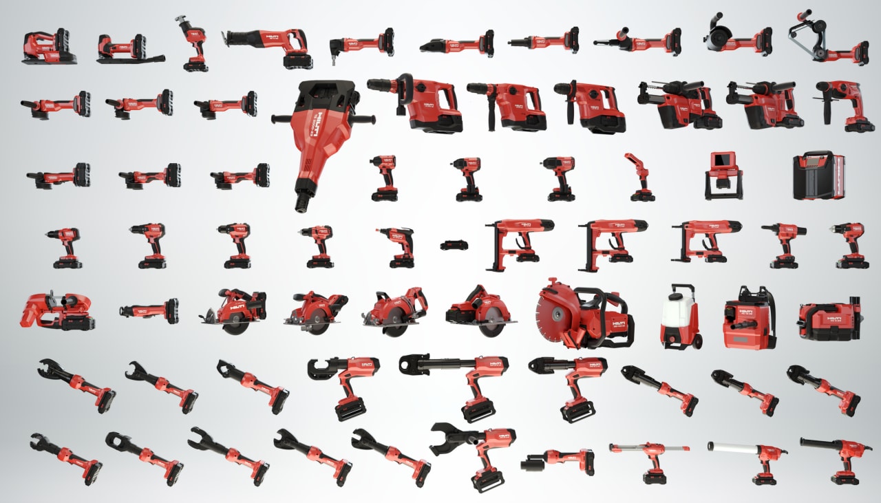 Outillage électroportatif professionnel Hilti 
