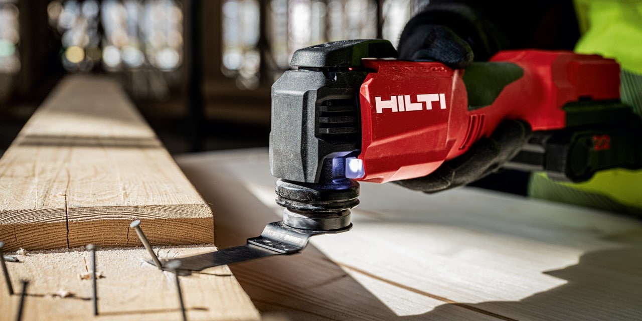 Outil multitool sans fil Hilti