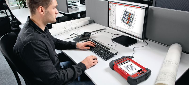 PROFIS Detection Office Logiciel d'analyse et de visualisation des données provenant des scanners de béton Ferroscan et des systèmes de détection X-Scan Applications 1