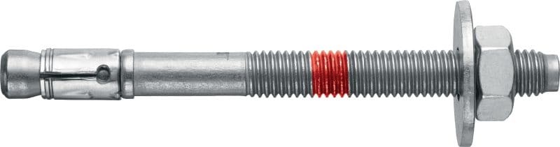 Cheville à expansion en acier inoxydable HST3-R BW Cheville à expansion très haute performance pour le béton fissuré soumis à des contraintes de charges statiques et sismiques (acier inoxydable A4, grosse rondelle)