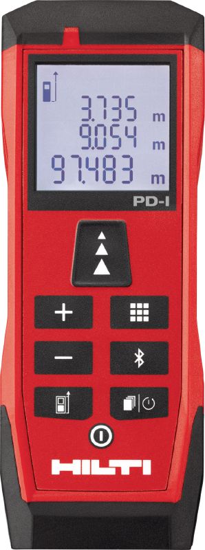 Lasermètre PD-I Lasermètre robuste avec fonctions de mesure intelligente et connectivité Bluetooth® pour les applications intérieures jusqu'à 100 m/330 ft