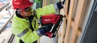 Clous profilés GAC GX-WF Clou cranté galvanisé à chaud pour ossature bois à utiliser avec le cloueur GX 90-WF Applications 2