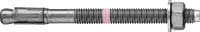 Cheville à coin HST2-R V3 Cheville à coin haute performance (M8-M16) pour le béton fissuré soumis à des charges statiques et sismiques quotidiennes (acier inoxydable)