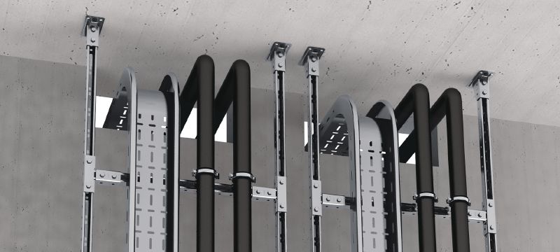 Bouton d'assemblage rapide MT-FL (Fast Lock) Écrou de rail à verrouillage rapide avec boulon pour la fixation de platines et connecteurs sur les rails de supportage MT Applications 1