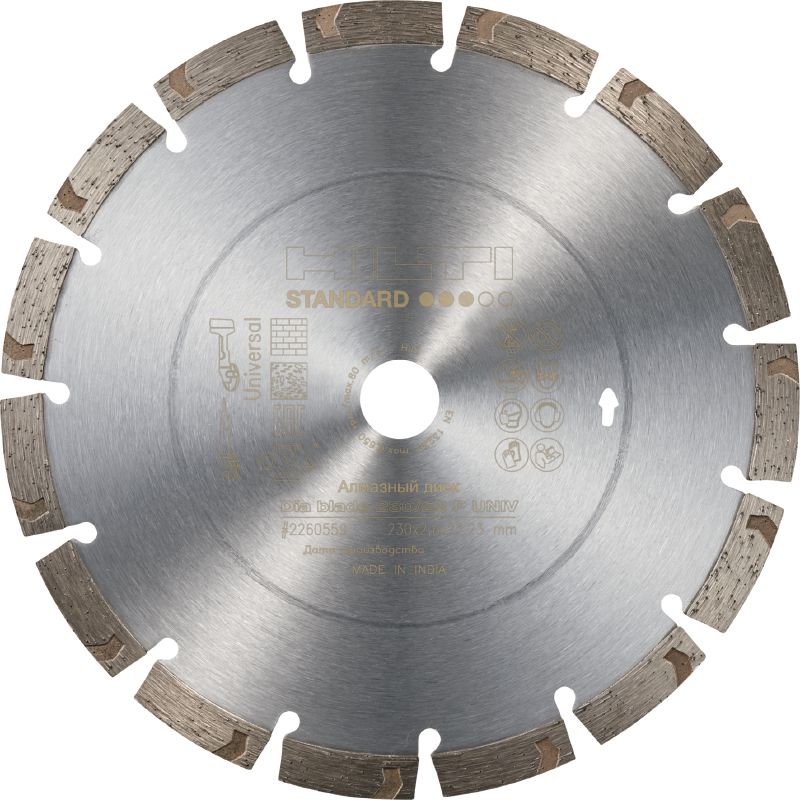 Disque diamant universel P - Disques et meules diamant - Hilti France