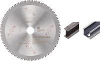 Lame de scie circulaire X-Cut pour l'acier et l'acier inoxydable structurels Lame de scie circulaire haute performance avec dents en carbure pour couper plus vite et durer plus longtemps dans l'acier structurel, y compris l'acier inoxydable