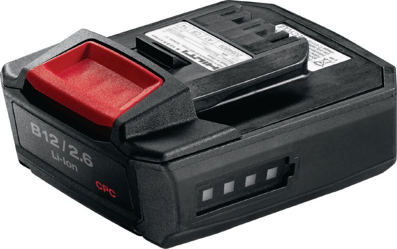 Batterie 12 V B12 2.6 Batterie compacte Li-ion 12 V 2,6 Ah