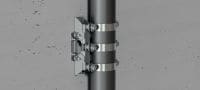 Point fixe compact MFP-CHD (charges lourdes) Point fixe compact, galvanisé pour charges très lourdes jusqu'à 44 kN Applications 1