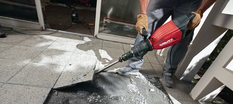 Burins pour carrelage TE-S TI Burins pour carrelage TE-S auto-affûtants pour racler les matériaux de surface Applications 1