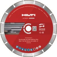 Disque diamant pour coupe de PVC/métal SPX Disque diamant Ultimate pour une découpe de haute qualité dans le métal et le PVC, avec des marquages permanents pour une utilisation correcte