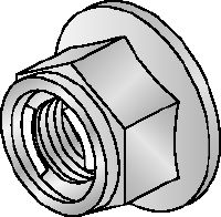 Coffret de démonstration MD-MQS Écrou hexagonal autofreinant galvanisé à chaud (GAC) avec mécanisme autobloquant pour utilisation à l'extérieur