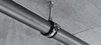 Collier de serrage MPN-GK à fermeture rapide (faible friction) Collier glissant/blocable galvanisé d'exception avec fermeture rapide pour les applications de tuyauterie en plastique Applications 1