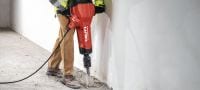 Burins pointus TE-H SM Burins pointus pour le piquage et le burinage dans le béton et la maçonnerie à l'aide des outils de démolition de troisième génération TE 3000 ou H28 avec attache Applications 2