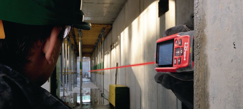 Lasermètre PD-E Lasermètre d'extérieur avec visée optique intégrée pour les prises de mesure jusqu'à 200 m Applications 1