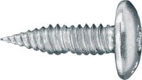 Vis autoperceuses pour tôles S-MS 01PS Vis autoperceuse (acier inoxydable A2) sans rondelle pour la fixation sans copeaux de bacs acier minces (jusqu'à 2 x 1,0 mm)
