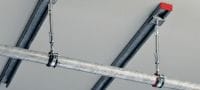 Crochet de suspension MPH Crochet de suspension galvanisé de qualité supérieure destiné aux applications de chauffage et de réfrigération pour charges lourdes Applications 1
