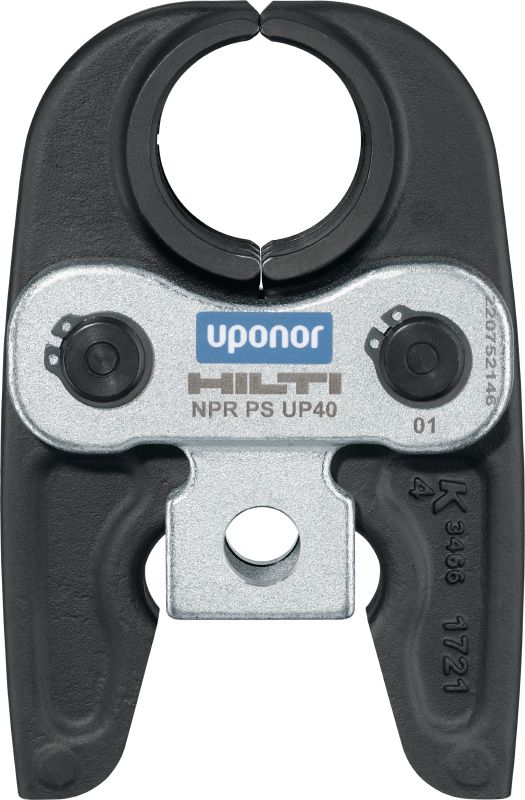 Mâchoire de sertisseuse NPR PS UP Mâchoires de sertisseuse pour raccords à sertir Uponor S-Press® / S-Press Plus® jusqu'à 50 mm. Compatibles avec les sertisseuses NPR 32 Hilti.