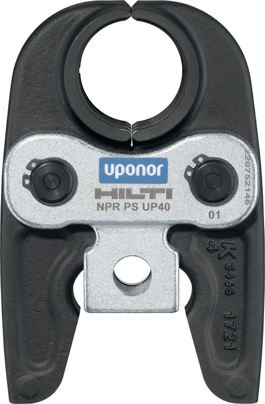 Mâchoire de sertisseuse NPR PS UP Mâchoires de sertisseuse pour raccords à sertir Uponor S-Press® / S-Press Plus® jusqu'à 50 mm. Compatibles avec les sertisseuses NPR 32 Hilti.