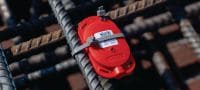 Capteurs de béton HCS T1 (Bluetooth®) Capteurs de maturité du béton pour surveiller sa température et sa résistance à l'aide d'une collecte de données sur chantier via Bluetooth® Applications 1