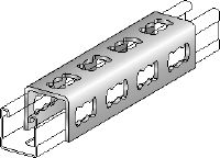 MQV Élément de liaison flexible galvanisé utilisé comme extension longitudinale pour les rails entretoises MQ