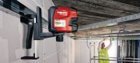 Niveau laser ligne PM 2-LG Laser ligne à 2 lignes pour le nivellement, l'alignement et l'équerrage avec faisceau vert Applications 2