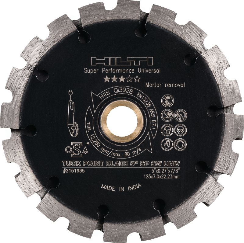Disque à déjointer diamant SP Disque à déjointer diamant Premium pour retirer le mortier de tous les types de joints