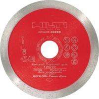 Disque diamant pour carrelage souple SPX Disque diamant Ultimate pour des performances de découpe supérieures dans les carrelages souples, tels que la céramique et le marbre