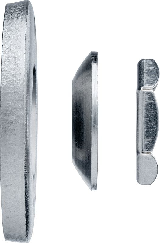 Rondelle de remplissage (acier inoxydable) Utilisé pour remplir l'espace annulaire dans les chevilles mécaniques et chimiques (acier inoxydable A4)