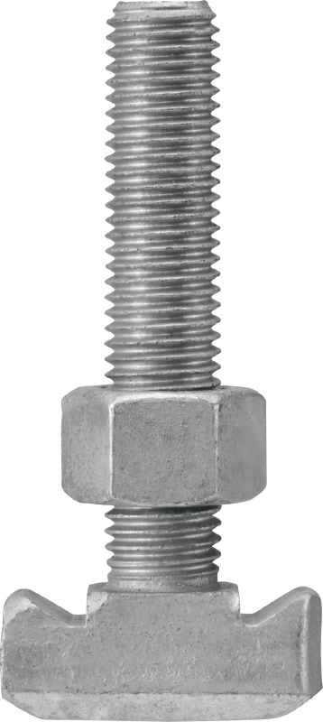 Boulon en T standard HBC Boulons en T utilisés avec les rails HAC-C pour les charges de traction et de cisaillement perpendiculaires