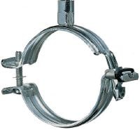Collier de serrage MPN-S à fermeture rapide Attache pour tubes galvanisée de haute qualité sans garniture d'insonorisation pour une productivité élevée dans les applications pour charges moyennes