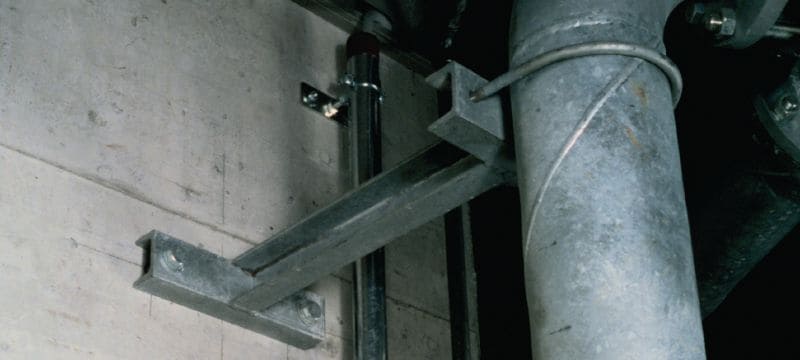 Goujon pour charges lourdes HSL4 Goujon haute performance pour charges lourdes disposant des homologations pour des applications dans le béton où la sécurité est concernée (acier au carbone, tête hexagonale) Applications 1