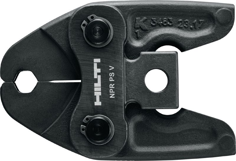 Mâchoire de sertisseuse NPR PS V Mâchoires de sertisseuse pour raccords à empreinte V jusqu'à 54 mm. Compatible avec tous les outils de sertissage de tubes NPR 32-A.