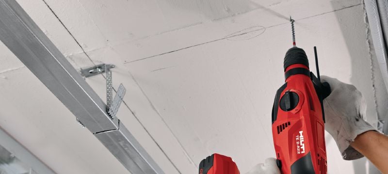 Perforateur sans fil TE 2-A22 Perforateur sans fil 22V compact à poignée pistolet pour une prise en main optimale Applications 1