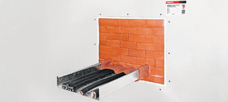 Brique coupe-feu CFS-BL Briques coupe-feu préformées pour obstruer les passages de câbles Applications 1