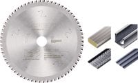 Lame de scie circulaire X-Cut Thin pour l'acier et l'acier inoxydable Lame de scie circulaire haute performance avec dents en carbure pour couper plus vite et plus longtemps dans la tôle d'acier et d'acier inoxydable