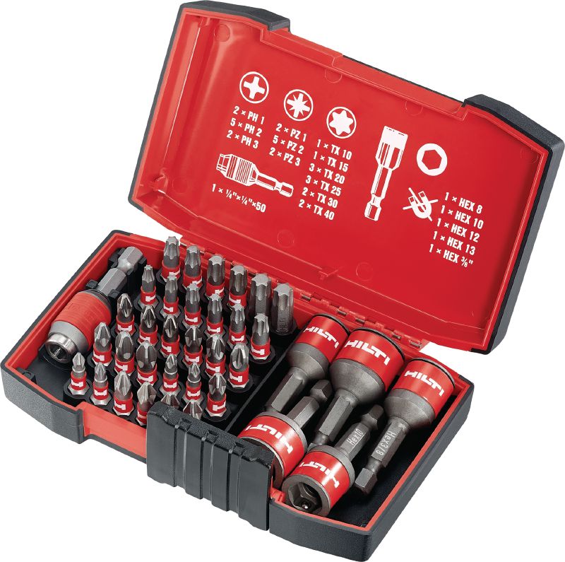 Kit d'embouts de vissage S-BS (S) - Embouts et douilles - Hilti France