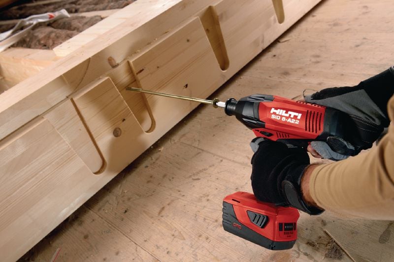 Visseuse à choc sans fil SID 8-A22 Visseuse à choc sans fil 22 V avec mandrin hexagonal 7/16 pour les travaux difficiles Applications 1
