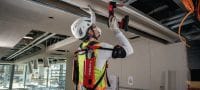Exosquelette des épaules EXO-S Exosquelette pour les métiers de la construction permettant de soulager la fatigue des épaules et du cou lors des applications au-dessus du niveau des épaules, pour des circonférences de biceps jusqu'à 40 cm (16”) Applications 4