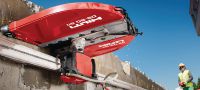 Lame de scie murale Equidist SPX MCS (60H : compatible avec Hilti et Husqvarna®) Lame de scie murale Ultimate (15 kW) pour une vitesse élevée et une plus grande durée de vie dans le béton armé (mandrin 60H) Applications 4