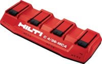 Chargeur multi-baies C4/36-MC4 Chargeur multi-tension multi-compartiment pour toutes les batteries Li-ion Hilti