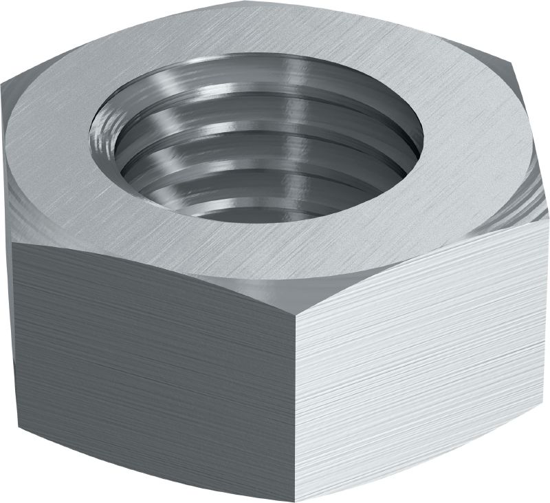 Écrou hexagonal A2 DIN 934 Écrou hexagonal en acier inoxydable (A2) conforme à DIN 934